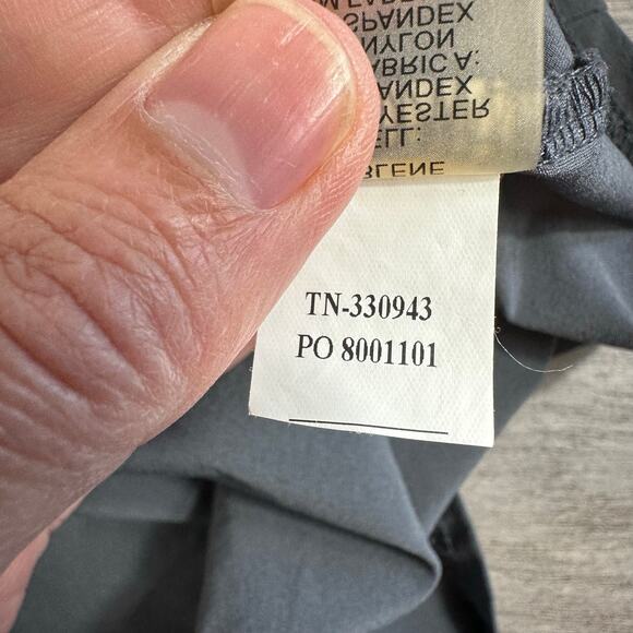 Title Nine Racerback Tank Top Shelf Bra Gray Med Nimberlene - Picture 9 of 12